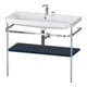 Duravit Möbelwaschtisch-Kombi Happy D.2 Plus 97,5x49cm, 2 HL, blau s-matt, m Konsole-1