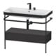 Duravit Möbelwaschtisch-Kombi Happy D.2 Plus 97,5x49cm, 2 HL, gra m, m Konso, 1 Lad-1