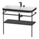 Duravit Möbelwaschtisch-Kombi Happy D.2 Plus 97,5x49cm, 2 HL, graph matt, m Konsole-1
