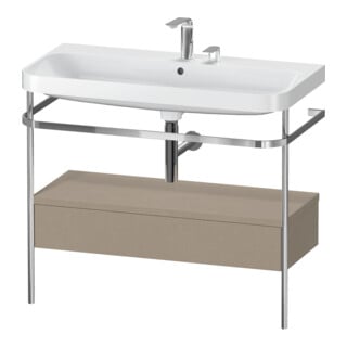 Duravit Möbelwaschtisch-Kombi Happy D.2 Plus 97,5x49cm, 2 HL, lei, m Kons, 1 Lad