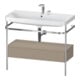 Duravit Möbelwaschtisch-Kombi Happy D.2 Plus 97,5x49cm, 2 HL, lei, m Kons, 1 Lad-1