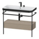 Duravit Möbelwaschtisch-Kombi Happy D.2 Plus 97,5x49cm, 2 HL, lei, m Konso, 1 Lad-1