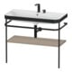 Duravit Möbelwaschtisch-Kombi Happy D.2 Plus 97,5x49cm, 2 HL, lei, mit Metallkonsole-1