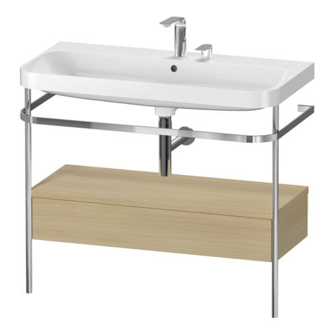 Duravit Möbelwaschtisch-Kombi Happy D.2 Plus 97,5x49cm, 2 HL, Me E, m Kons, 1 Lad