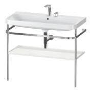Duravit Möbelwaschtisch-Kombi Happy D.2 Plus 97,5x49cm, 2 HL, No we s-matt, m Konsole