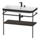 Duravit Möbelwaschtisch-Kombi Happy D.2 Plus 97,5x49cm, 2 HL, Nussb geb., m Konsole-1