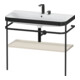 Duravit Möbelwaschtisch-Kombi Happy D.2 Plus 97,5x49cm, 2 HL, Tau matt, m Konsole-1