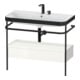 Duravit Möbelwaschtisch-Kombi Happy D.2 Plus 97,5x49cm, 2 HL, w g, m Konso, 1 Lad-1