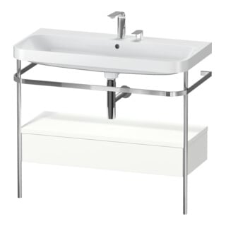 Duravit Möbelwaschtisch-Kombi Happy D.2 Plus 97,5x49cm, 2 HL, w m, m Kons, 1 Lad