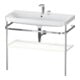 Duravit Möbelwaschtisch-Kombi Happy D.2 Plus 97,5x49cm, 2 HL, we matt, m Konsole-1