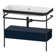 Duravit Möbelwaschtisch-Kombi Happy D.2 Plus 97,5x49cm, o HL, bl m, m Konso, 1 Lad
