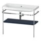 Duravit Möbelwaschtisch-Kombi Happy D.2 Plus 97,5x49cm, o. HL, blau s-matt, m Konsole-1