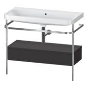 Duravit Möbelwaschtisch-Kombi Happy D.2 Plus 97,5x49cm, o HL, gra m, m Kons, 1 Lad