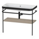 Duravit Möbelwaschtisch-Kombi Happy D.2 Plus 97,5x49cm, o. HL, lei, mit Metallkonsole-1
