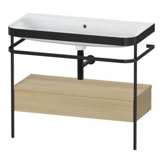 Duravit Möbelwaschtisch-Kombi Happy D.2 Plus 97,5x49cm, o HL, Me E, m Konso, 1 Lad