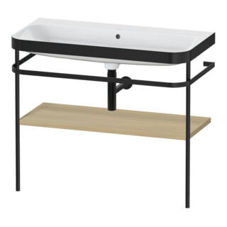 Duravit Möbelwaschtisch-Kombi Happy D.2 Plus 97,5x49cm, o. HL, Medit. Ei, m Konsole