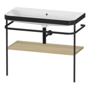 Duravit Möbelwaschtisch-Kombi Happy D.2 Plus 97,5x49cm, o. HL, Medit. Ei, m Konsole