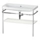 Duravit Möbelwaschtisch-Kombi Happy D.2 Plus 97,5x49cm, o HL, No we s-matt, m Konsole-1