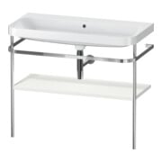 Duravit Möbelwaschtisch-Kombi Happy D.2 Plus 97,5x49cm, o HL, No we s-matt, m Konsole