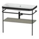 Duravit Möbelwaschtisch-Kombi Happy D.2 Plus 97,5x49cm, o HL, st-g s-matt, m Konsole-1