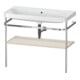 Duravit Möbelwaschtisch-Kombi Happy D.2 Plus 97,5x49cm, o. HL, Tau matt, m Konsole-1
