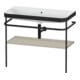 Duravit Möbelwaschtisch-Kombi Happy D.2 Plus 97,5x49cm, o. HL, Tau s-matt, m Konsole-1