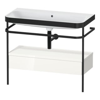 Duravit Möbelwaschtisch-Kombi Happy D.2 Plus 97,5x49cm, o HL, w g, m Konso, 1 Lad