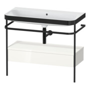 Duravit Möbelwaschtisch-Kombi Happy D.2 Plus 97,5x49cm, o HL, w g, m Konso, 1 Lad