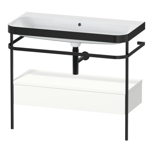 Duravit Möbelwaschtisch-Kombi Happy D.2 Plus 97,5x49cm, o HL, w m, m Konso, 1 Lad