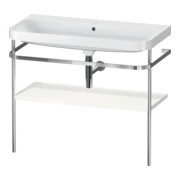 Duravit Möbelwaschtisch-Kombi Happy D.2 Plus 97,5x49cm, o. HL, we hgl, m Konsole
