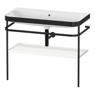 Duravit Möbelwaschtisch-Kombi Happy D.2 Plus 97,5x49cm, o. HL, we hgl, m Konsole