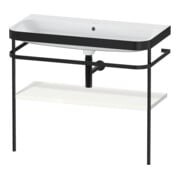 Duravit Möbelwaschtisch-Kombi Happy D.2 Plus 97,5x49cm, o. HL, we hgl, m Konsole