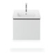 Duravit Möbelwaschtisch Me by Starck 53x43cm, we s-matt, WG, o. HL, m ÜL, HLB-3