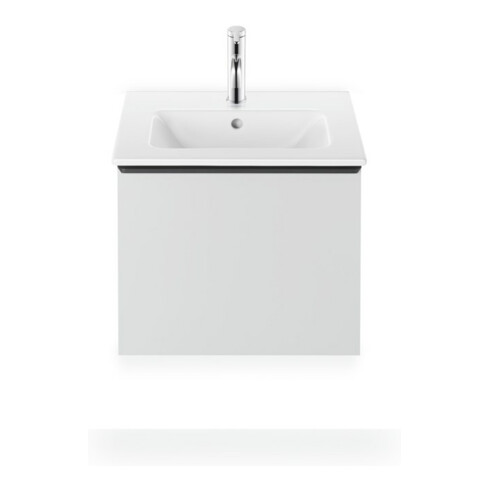 Duravit Möbelwaschtisch Me by Starck 53x43cm, we s-matt, WG, o. HL, m ÜL, HLB
