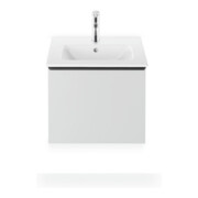 Duravit Möbelwaschtisch Me by Starck 53x43cm, we WG, m HL, ÜL, Hahnlochbank