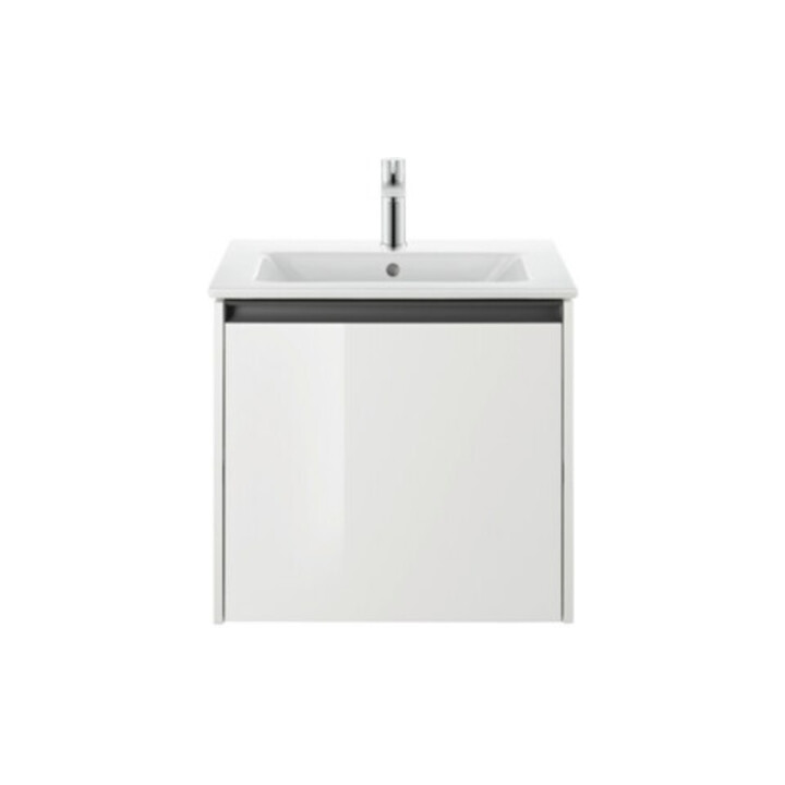 Duravit Möbelwaschtisch Me by Starck 63x49cm, we, m HL, ÜL, Hahnlochbank