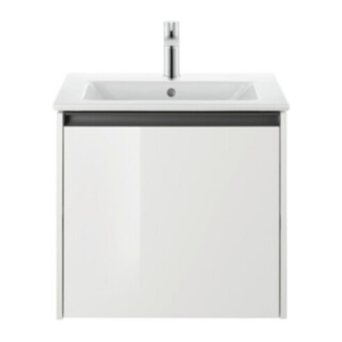 Duravit Möbelwaschtisch Me by Starck 63x49cm, we, m HL, ÜL, Hahnlochbank