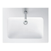Duravit Möbelwaschtisch Me by Starck 63x49cm, we s-matt, m HL, ÜL, HLB