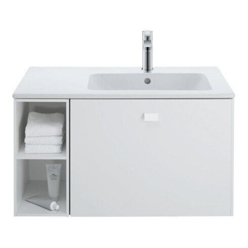 Duravit Möbelwaschtisch Me by Starck 830x490mm, asy, B r, m ÜL, HLB, 1 HL, we