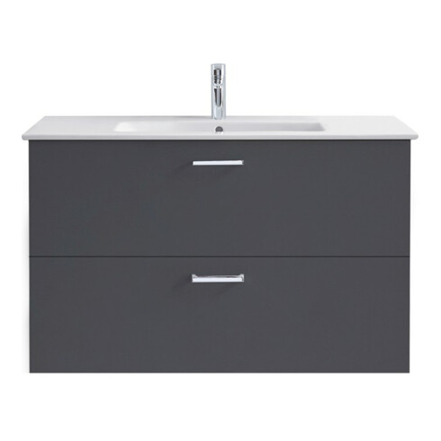 Duravit Möbelwaschtisch Me by Starck 83x49cm, we, m HL, ÜL, Hahnlochbank