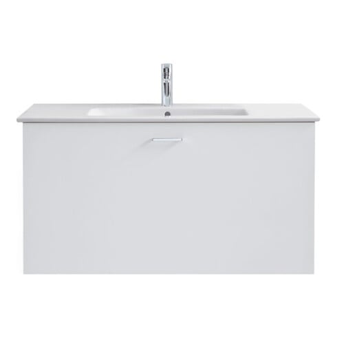 Duravit Möbelwaschtisch Me by Starck 83x49cm, we, m HL, ÜL, Hahnlochbank