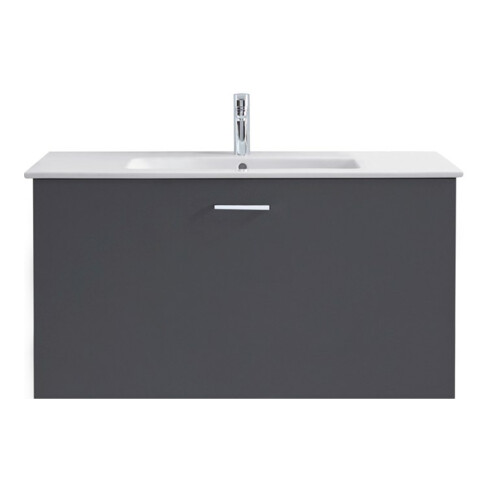 Duravit Möbelwaschtisch Me by Starck 83x49cm, we, m HL, ÜL, Hahnlochbank