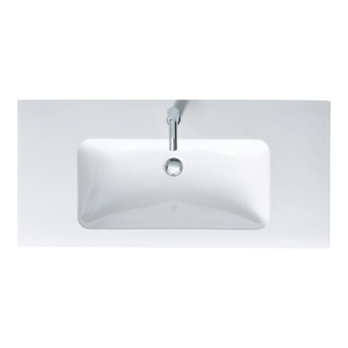 Duravit Möbelwaschtisch Me by Starck 103x49cm, we, m HL, ÜL, Hahnlochbank