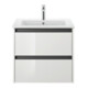 Duravit Möbelwaschtisch Me by Starck 63x49cm, we, m HL, ÜL, Hahnlochbank-4