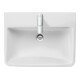 Duravit Möbelwaschtisch No. 1 65x46cm, we, m HL, ÜL, Hahnlochbank-1