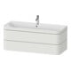 Duravit Möbelwaschtisch-Unterschrank Happy D.2 Plus 117,5x49cm, 2 La, 1 HL, Nord we s-matt