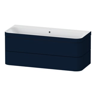 Duravit Möbelwaschtisch-Unterschrank Happy D.2 Plus 117,5x49cm, 2 La, o. HL, blau s-matt