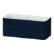 Duravit Möbelwaschtisch-Unterschrank Happy D.2 Plus 117,5x49cm, 2 La, o. HL, blau s-matt