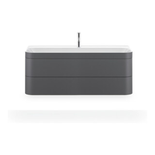 Duravit Möbelwaschtisch-Unterschrank Happy D.2 Plus 117,5x49cm, 2 Schubk., 1 HL, graph matt
