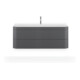 Duravit Möbelwaschtisch-Unterschrank Happy D.2 Plus 117,5x49cm, 2 Schubk., 1 HL, graph matt